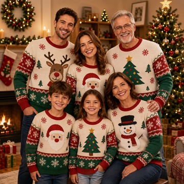Family Matching Ugly Christmas Sweater Store