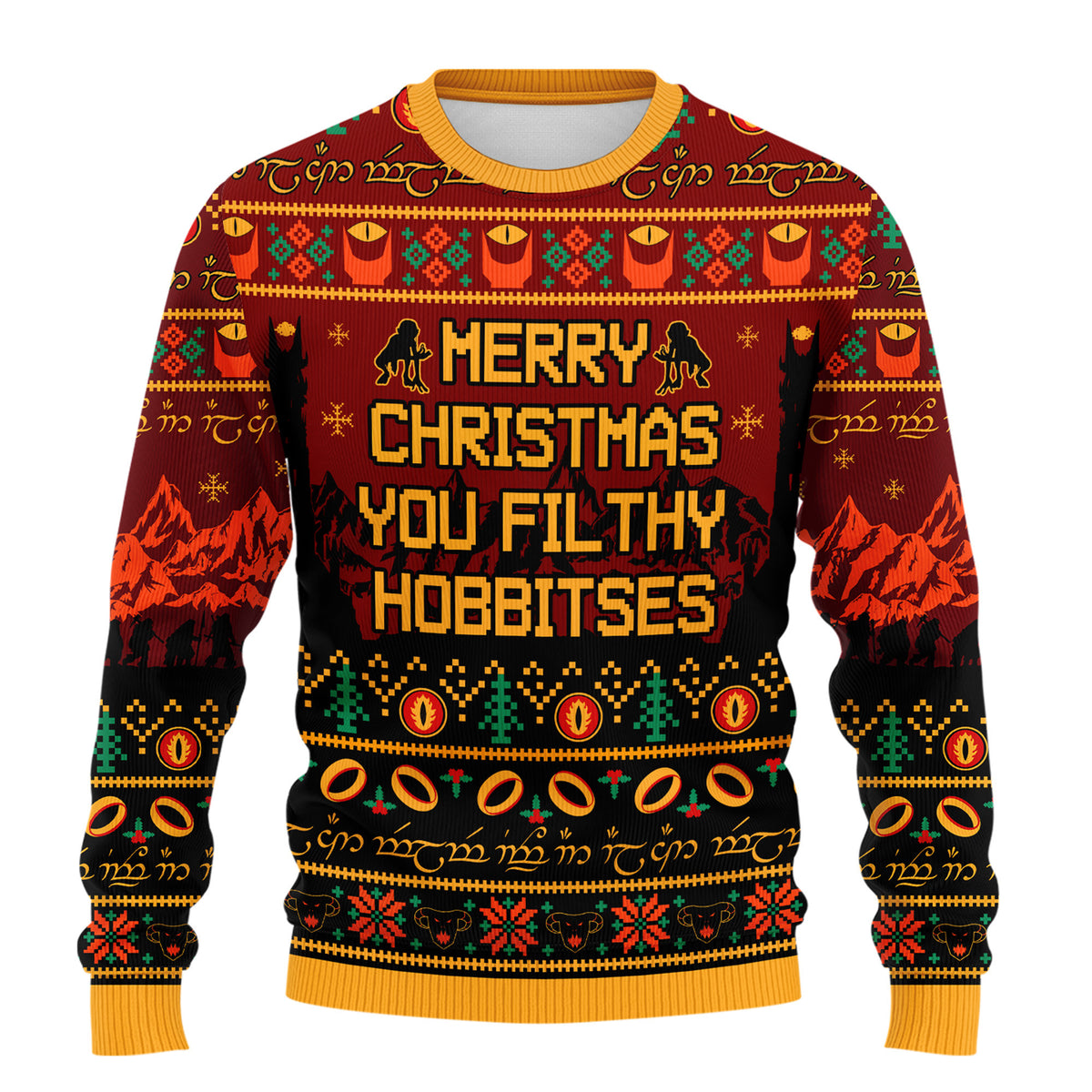 Filthy Hobbitses Ugly Christmas Sweater