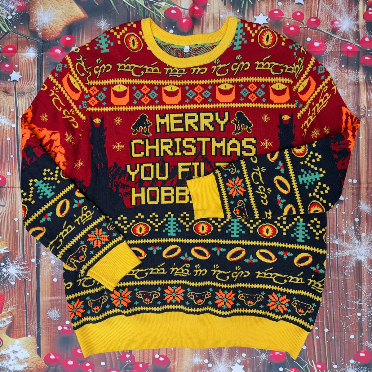 Filthy Hobbitses Ugly Christmas Sweater