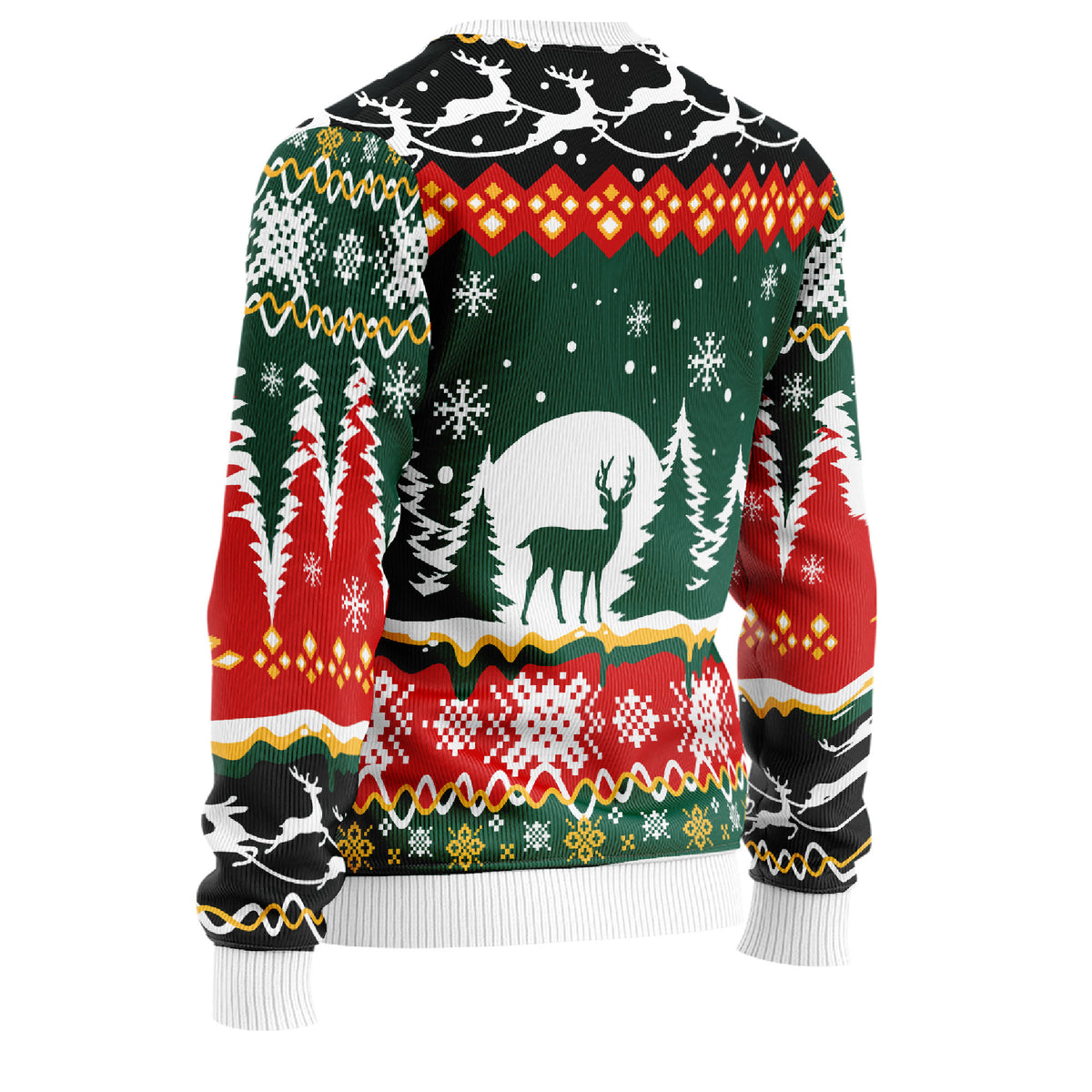 Saint Nicolas Nicolas Cage Ugly Christmas Sweater - Funny Holiday Knit Print