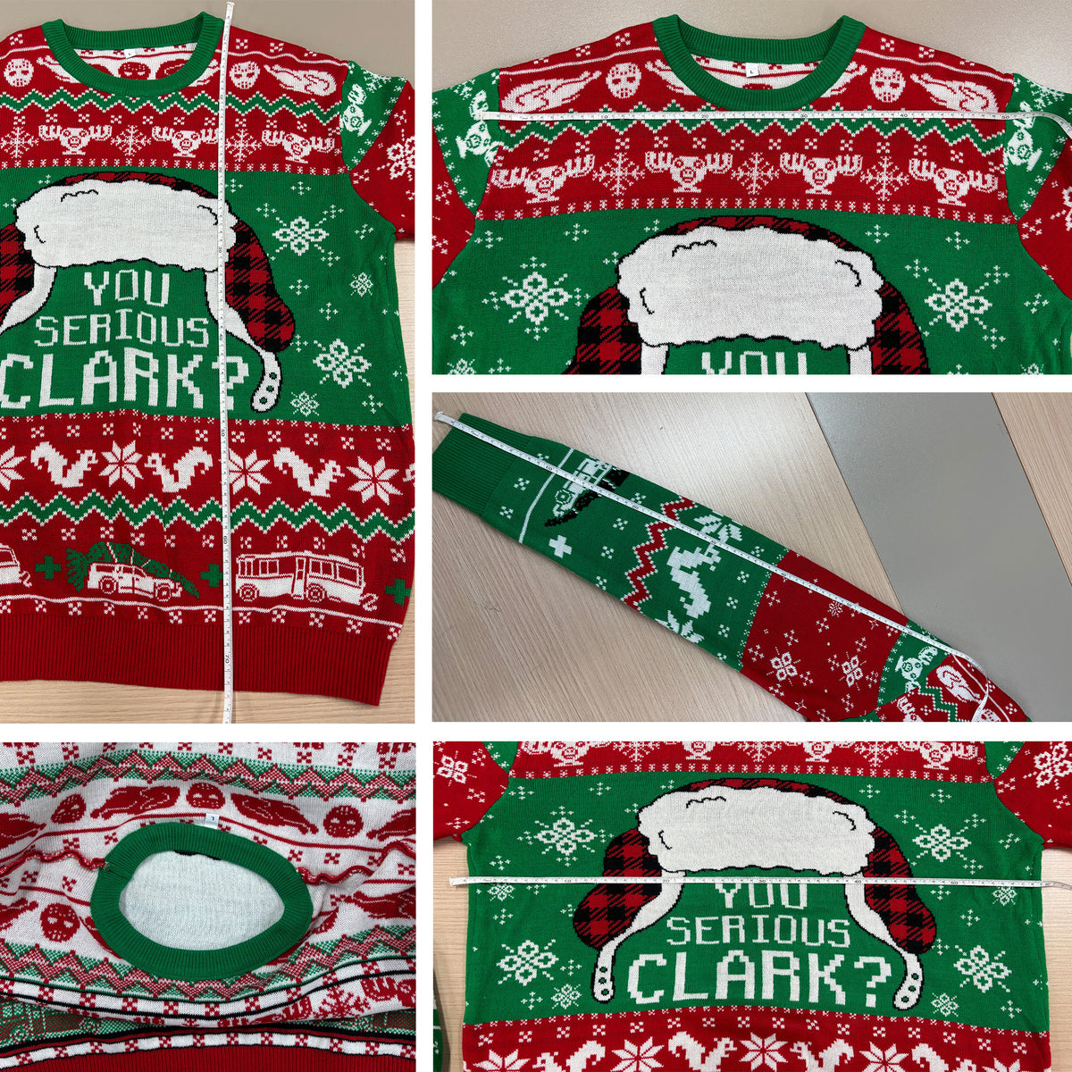 National Lampoon Christmas Vacation Ugly Sweater - Funny Griswold Holiday Knit Print