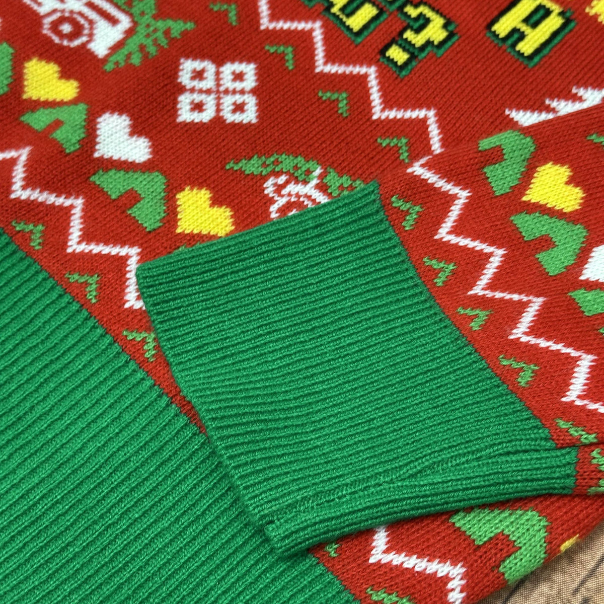 Where Do You Think You Are Gonna Put A Tree That Big Ugly Christmas Sweater - Funny Holiday Knit Print