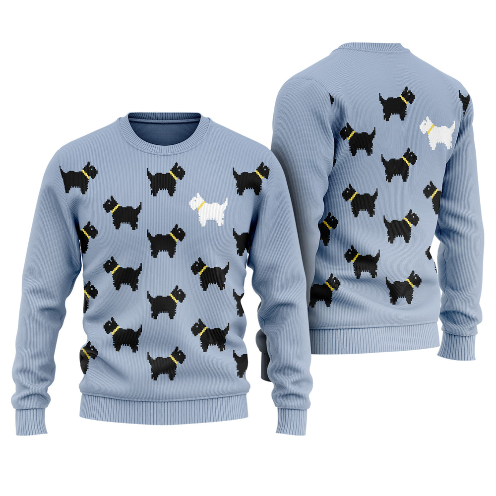Erica Sinclair Dog Ugly Christmas Sweater - Stranger Things Season 5 Holiday Knit Print