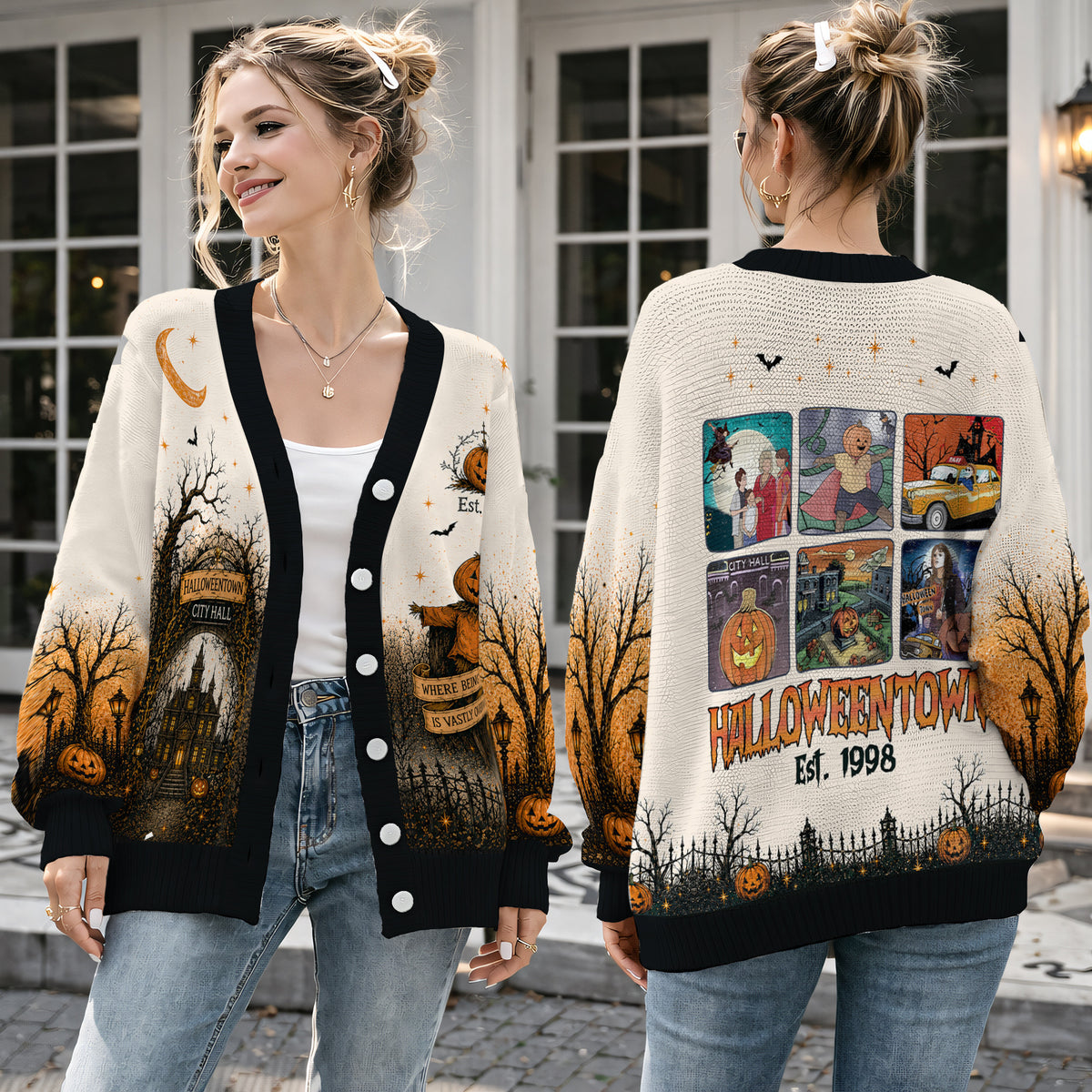 Dungeon Crawler Carl Princess Donut Wool Cardigan Sweater