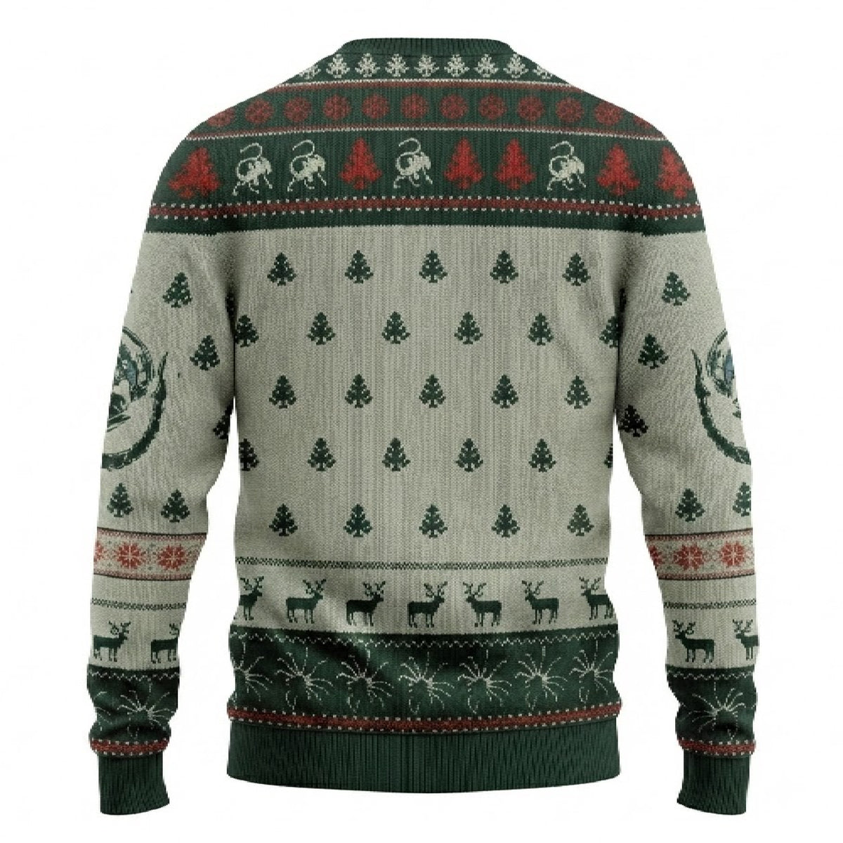 Xenomorph Inside Alien Sci-Fi Ugly Christmas Sweater - Spooky Holiday Knit Print