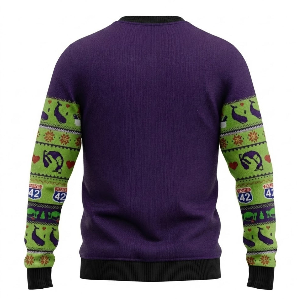 The Answer to Everything Ugly Christmas Sweater - Sci-Fi Holiday Knit Print