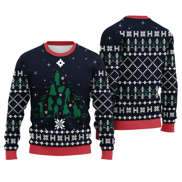 Galactic Space Opera Ugly Christmas Sweater - Pixel Art Holiday Knit Print