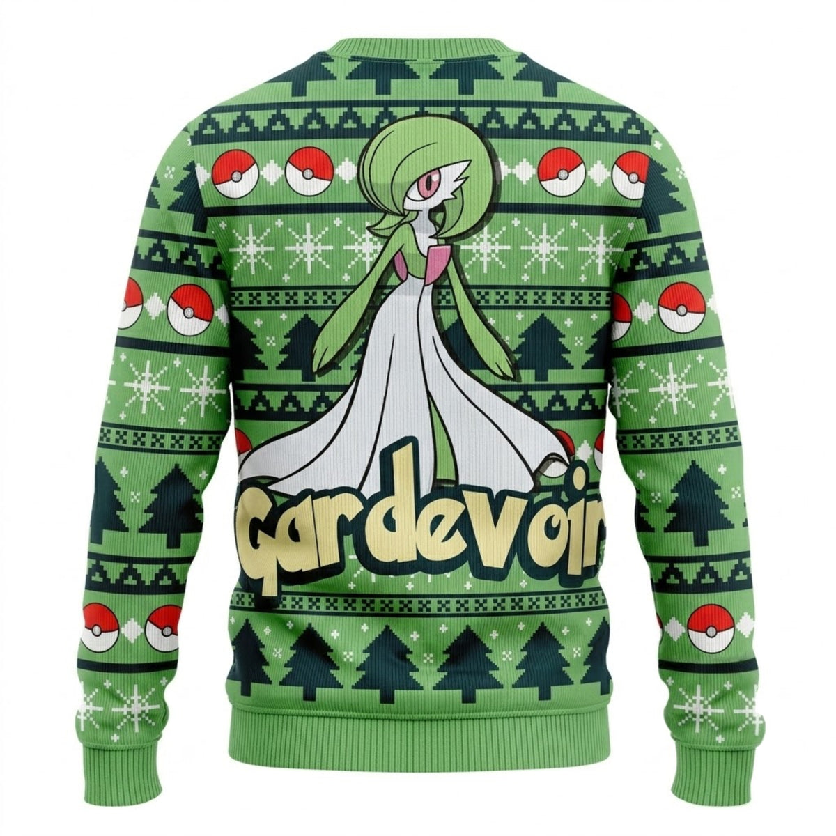 Psychic Guardian Monster Ugly Christmas Sweater - Anime Graphic Holiday Knit Print