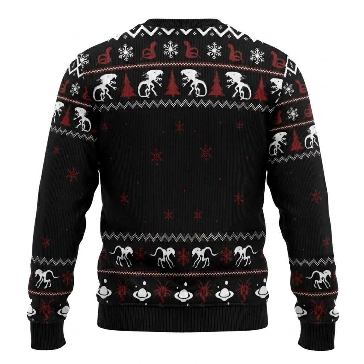 Alien Ridley Scott Ugly Christmas Sweater - Sci-Fi Movie Holiday Knit Print