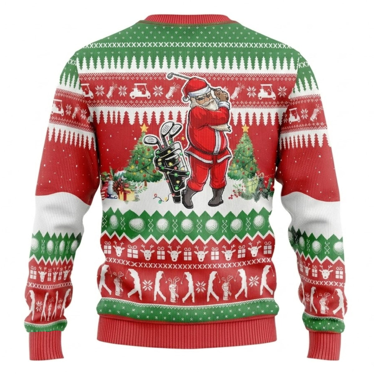 Grass Starters Ugly Christmas Sweater - Bulbasaur Chikorita Grookey Holiday Knit Print
