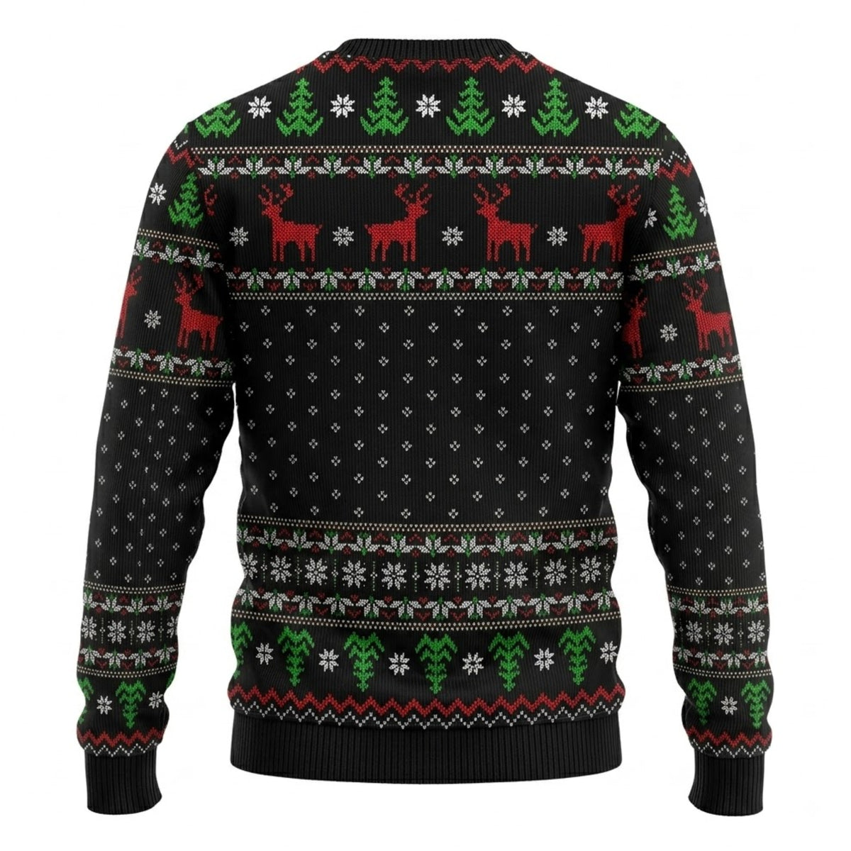 Heres To Feeling Merry All The Time Ugly Christmas Sweater - Festive Holiday Knit Print