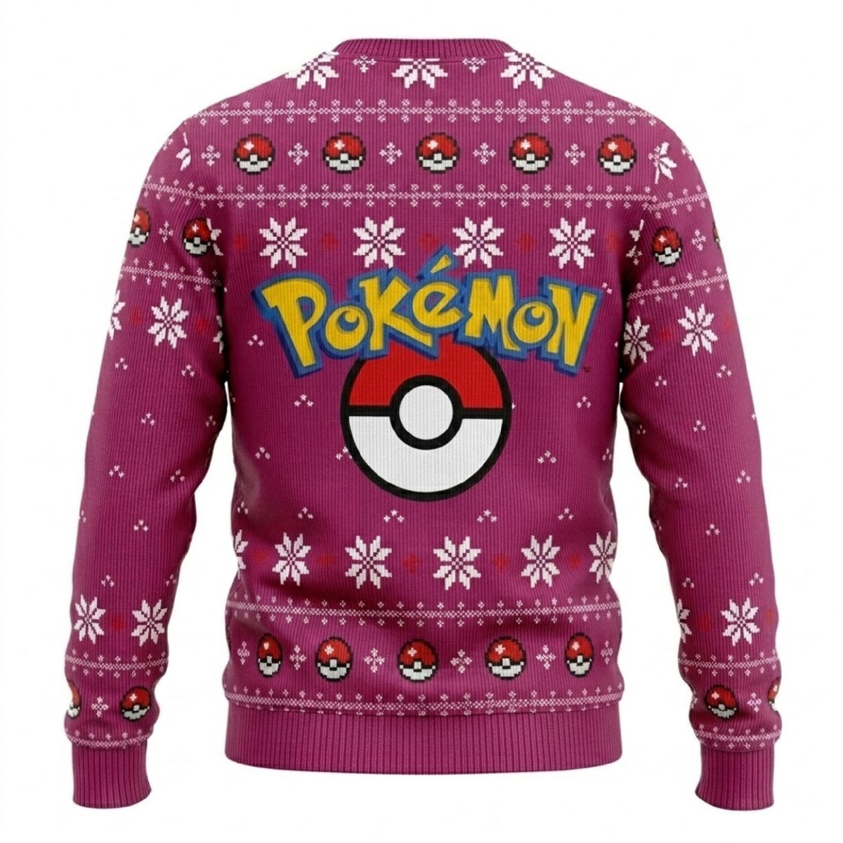Pastel Ribbon Fairy Fox Evolution Ugly Christmas Sweater - Pixel Art Holiday Knit Print