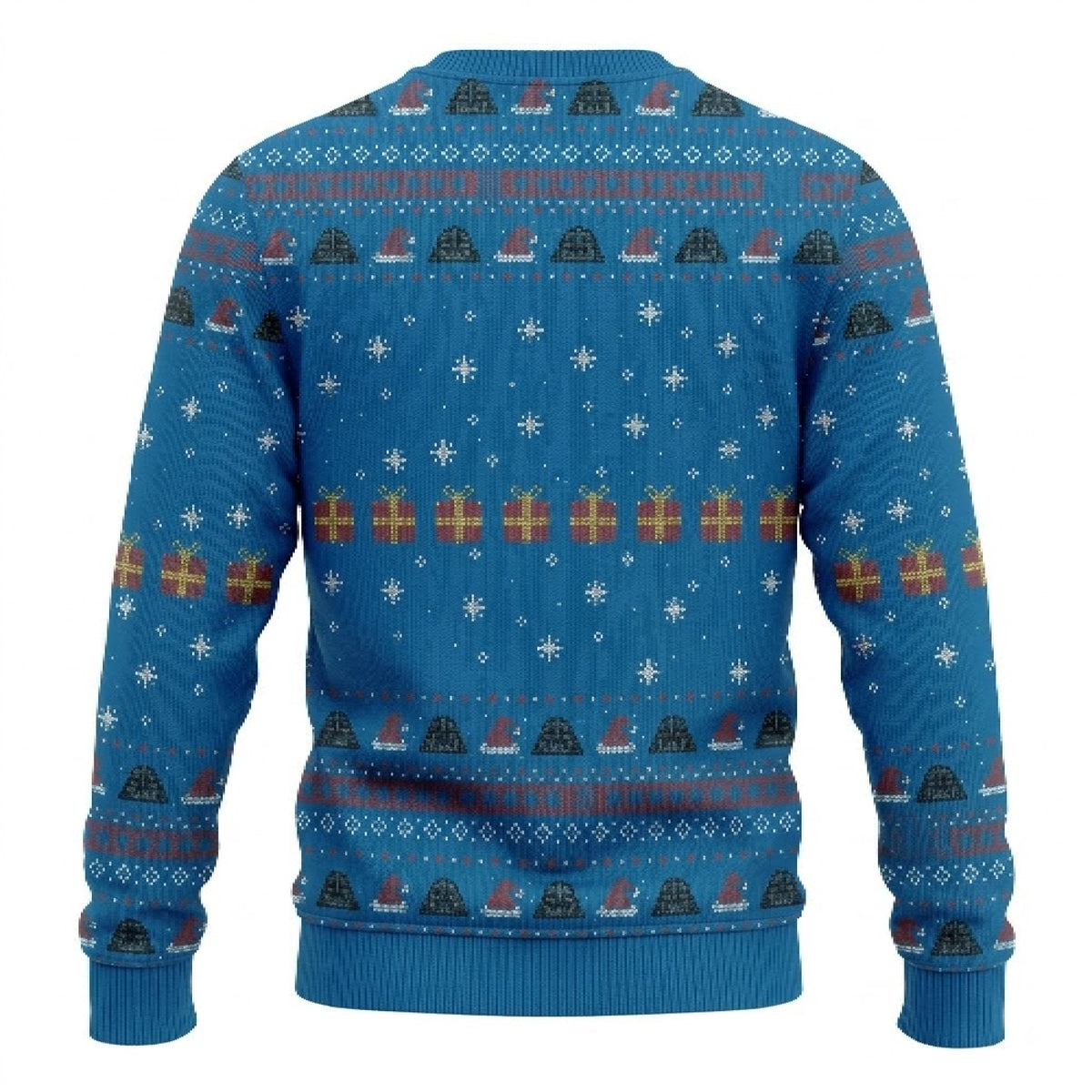 Galactic Empire Snowtrooper Ugly Christmas Sweater - Festive Sci-Fi Holiday Knit Print