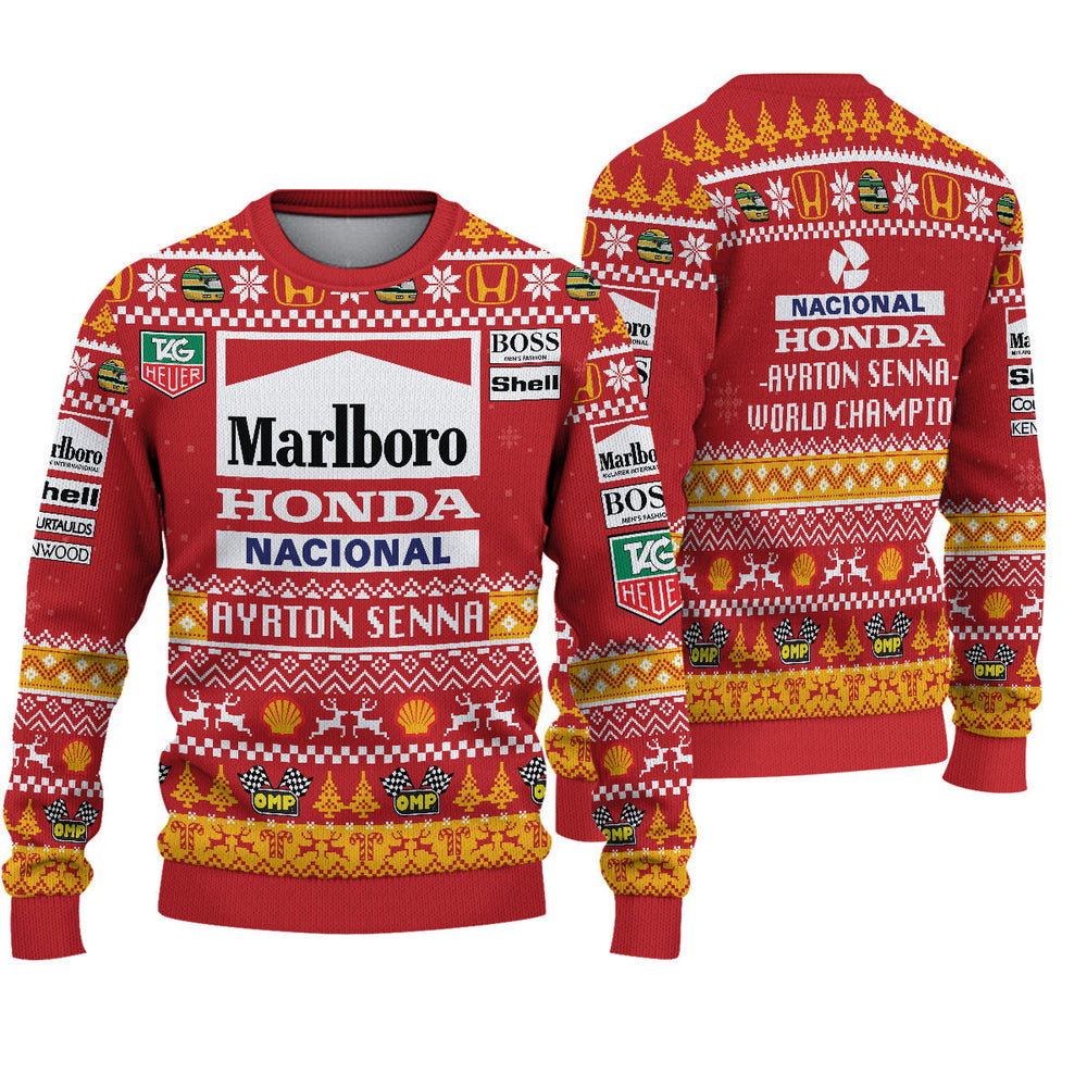 Magic Senna 1988 Ugly Xmas Sweater