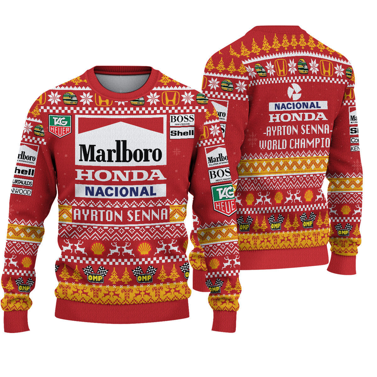 Magic Senna 1988 Ugly Xmas Sweater