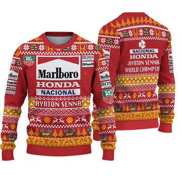 Magic Senna 1988 Ugly Xmas Sweater