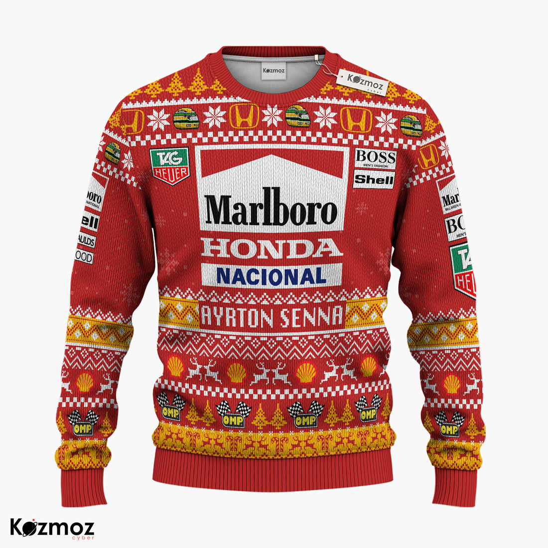 Magic Senna 1988 Ugly Xmas Sweater