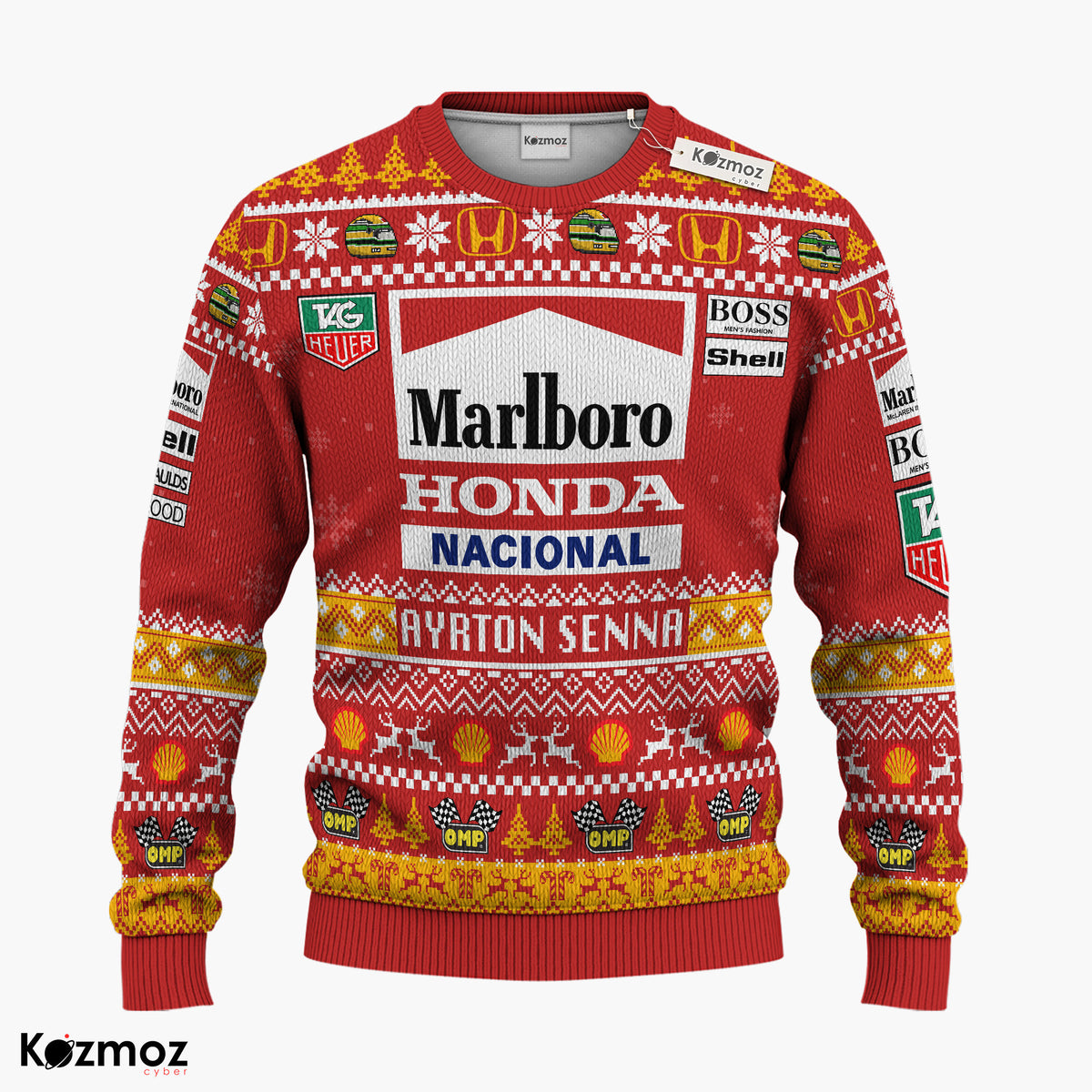 Magic Senna 1988 Ugly Xmas Sweater